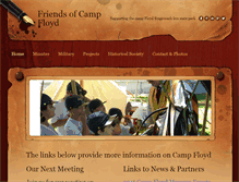 Tablet Screenshot of friendsofcampfloyd.org